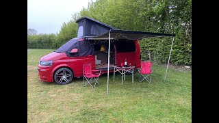 Trinity VW T5 Camper  Using the Fiamma F45S Awning pt1 [upl. by Muscolo]