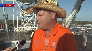 Eyewitness News interviews Fall Festival Chairman on Ferris Wheel [upl. by Jade517]