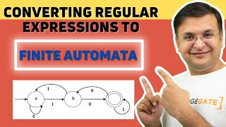 513 Conversion Regular Expression to Finite Automata  Regular Expressions to NFA  TOC [upl. by Nna]