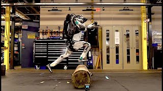 Boston Dynamics amazing robots Atlas and Handle [upl. by Akerahs]