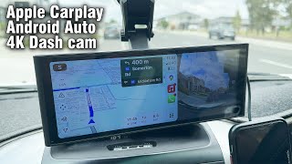 Apple Carplay Android Auto Car Stereo Receiver Dash Cam [upl. by Erbes488]