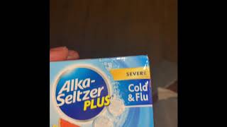 Alkaseltzer cold and flu does it work [upl. by Anawqahs]