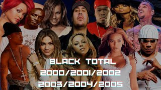 🔴 BLACK TOTAL  HIP HOP 2000  2005 [upl. by Adnarem]