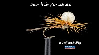 Tying a Deer Hair Parachute  Tied by Matthias Dibiasi  DePunkt Fly [upl. by Noyahs]