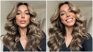 EASY OVERNIGHT HEATLESS CURLS  Robe Curls  Hair Tutorial [upl. by Neltiac]