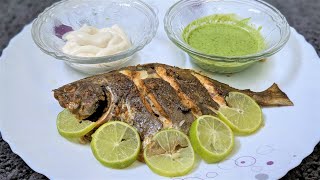 Fish Tandoori Recipe Microwave Oven  Grilled Pomfret Fish  LG Microwave Oven  MJEN326SF [upl. by Claudie]