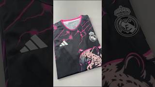 football 20242025 Real Madrid Pink Japuar Special Edition Soccer Jersey soccer jersey [upl. by Ymmac]