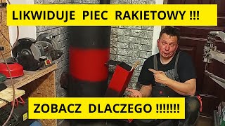 Likwiduje piec rakietowy  zobacz dlaczego  Piec rakietowy zrobiony ze złomu [upl. by Mllly]