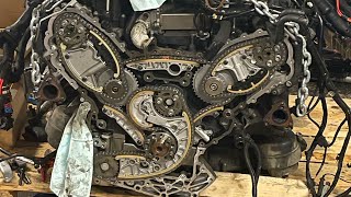 Audi a6 c6 27TDI V6 Timing Chain [upl. by Watters]