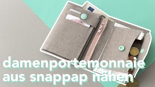 DIY  Damenportemonnaie aus SnapPap nähen [upl. by Joanna581]