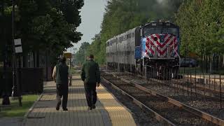 Metra in the Chicago Suburbs 2024 [upl. by Osithe967]