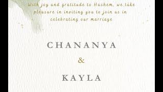 Kayla and Chananyas Wedding [upl. by Yanaj]