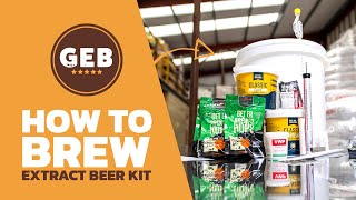 How to brew a beer kit [upl. by Elinnet]