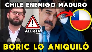 BORIC ANIQUILÓ a MADURO ⚠️ CHILE ENEMIGO CONTRA DICTADURA se le DAN VUELTA hasta los SOCIALISTAS [upl. by Alleirbag]