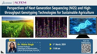 Perspectives of NGS and highthroughput genotyping technologies for sustainable agriculture [upl. by Nnylirehs543]