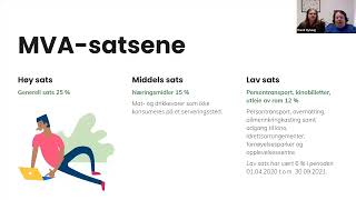 Webinar Hvordan levere MVAmelding for ENK og AS [upl. by Tayler]