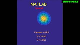 🥇 ANSYS CFX amp MATLAB  Advection Equation 2D [upl. by Nerehs]