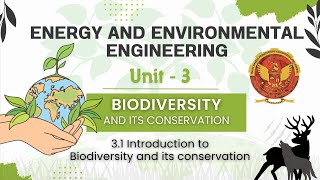 31 Introduction to Biodiversity and its conservation  ES301 [upl. by Eixela955]