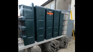 Replacing Heating Oil tank and errecting firewall in Drogheda [upl. by Reedy]