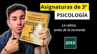 Asignaturas de TERCERO de PSICOLOGÍA en la UNED [upl. by Melan672]