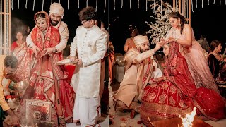 Mouni RoySuraj Nambiar Wedding With Bengali Tradition Mouni Roy Ties Knot With Suraj Nambiar [upl. by Ilocin]