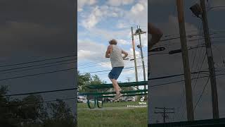 Extreme Footbag Athlete Does Crazy Stunt Off a Table [upl. by Jews]