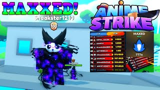 Finally Getting Leaderboard and MAX Chakra Level  Anime Strike Simulator [upl. by Aek]