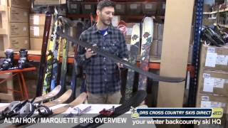 Altai Hok Marquette SkiSnowshoe Hybrids Review amp Comparison  ORS Cross Country Skis Direct [upl. by Rab]