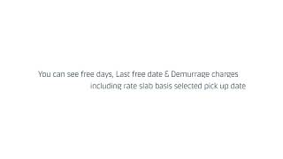 Online Demurrage amp Detention Visibility Rates [upl. by Stoat]