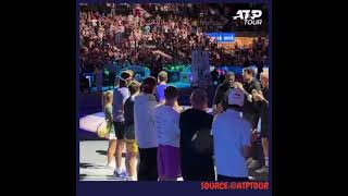 Incredible Dominic Thiem Walks Through Guard Of Honour At Special Farewell Ceremony In Vienna [upl. by Retsek]