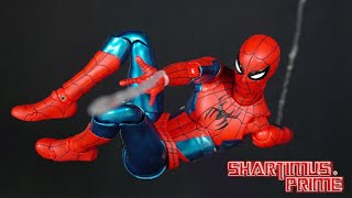 The New Best  SH Figuarts Final Swing New Red and Blue SpiderMan No Way Home Movie Figure Review [upl. by Chi823]