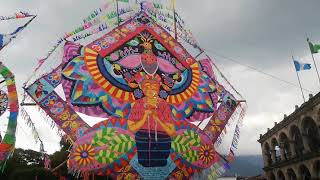 Giant Kites Barriletes Gigantes Santiago Sacatepéquez en Antigua Guatemala Noviembre 2024 [upl. by Nymsaj]