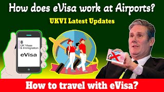 How to travel with eVisa  How does eVisa work at Airports evisa [upl. by Willner]