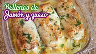 Cómo hacer Rollitos de pollo de jamón y queso  El Dulce Paladar [upl. by Hirsch107]