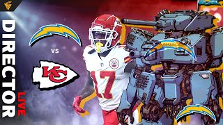 Chargers vs Chiefs Watch Party Week 18 2023  Director LIVE [upl. by Ier]