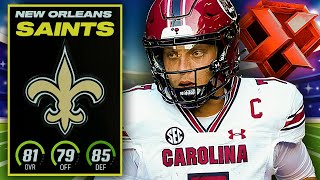 Can Spencer Rattler Rebuild the Saints in Madden 24 [upl. by Ecirtel]