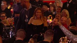 BEYONCÉ Reacting To Lizzos Acceptance Speech  Audience Cam  2023 GRAMMYs [upl. by Adirahs971]