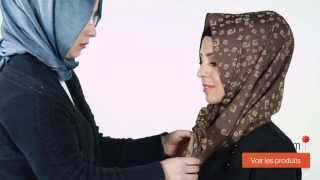 Modanisa  Şal Nasıl Bağlanır  Model 42  2014 Şal Bağlama Modelleri  2014 Hijab Tutorials [upl. by Nosam]