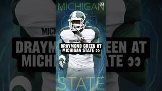 When Draymond played in a Michigan State spring football game 😆 [upl. by Read]