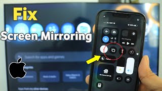 iPhone Screen Mirroring not working  Pro Solution [upl. by Nylleoj415]