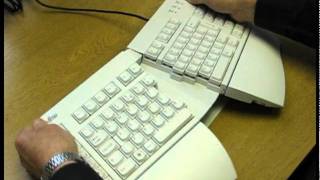 Fujitsu Ergonomic Keyboard KBPC [upl. by Jervis]