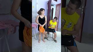 Woman changing clothes in front of husband 😂🤣 couples funny [upl. by Enelak]