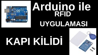 Arduino RFID OTOMATİK KAPI RC522 RFID Kullanımı [upl. by Dukie]