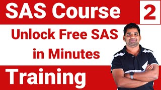 SAS Course Training  Module 2  Unlock Free SAS in Minutes Easy Installation [upl. by Einahpets750]