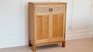 A Modern Craftsman Liquor Cabinet Fine Furniture Making Woodworking Carpentry [upl. by Femi]