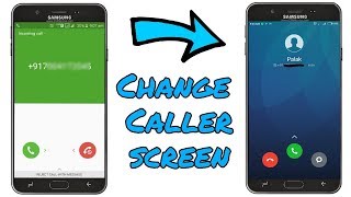 Change Caller Screen Any Samsung Phones  Make Look Awesome 😍😍 [upl. by Noxid]