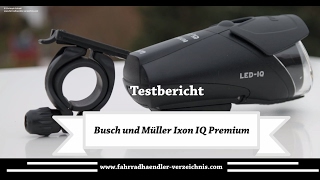 BampM IXON IQ Premium Fahrradlicht LED  Fahrradlampe  Test  Review  Alles Fahrrad 26 [upl. by Laet]