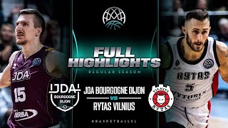 JDA Bourgogne Dijon v Rytas Vilnius  Full Game Highlights  BasketballCL 202324 [upl. by Ephrem165]