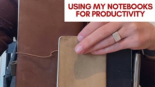 Notebooks for productivity and mindfulness how I use my notebooks for productivity [upl. by Garrett581]