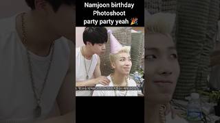 Namjoon birthday photoshoot party party yeah 🎉🥳🎂bts namjoonbirthday rmday [upl. by Etna]